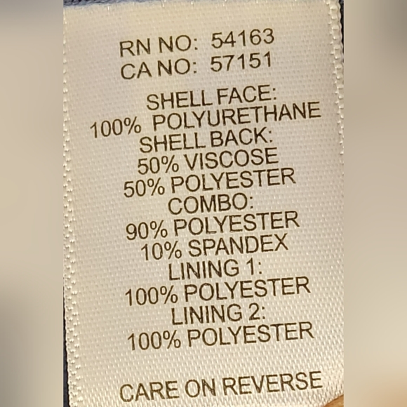 Marc New York Andrew Marc Womens Navy VEGAN jacket Size M - Picture 11 of 14